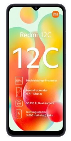 Купить Смартфон Xiaomi Redmi 12C 4/128 ГБ RU, 2 nano SIM, Graphite Gray